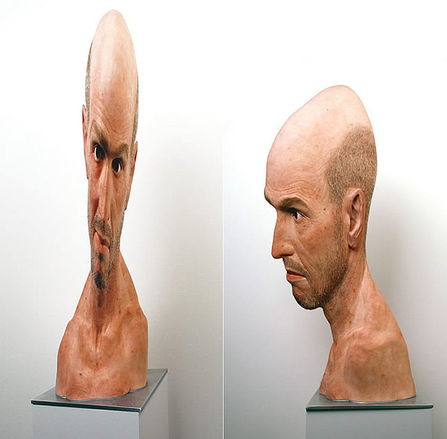 Evan Penny hyper realists sculptures